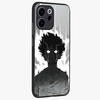 Awakened Inner Rage Glass Case upright view showcasing dramatic artwork with strong expressive aesthetic.