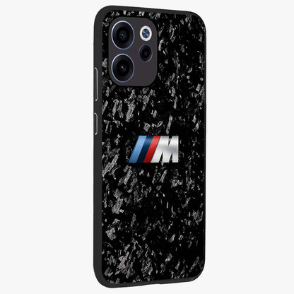 Carbon Speed Mark Glass Case upright view showcasing modern carbon speed graphic with bold automotive theme.