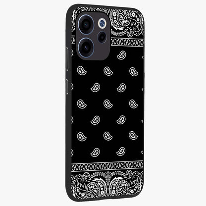 Retro Rebel Threads Glass Case upright view showcasing stylish vintage artwork with bold retro theme.