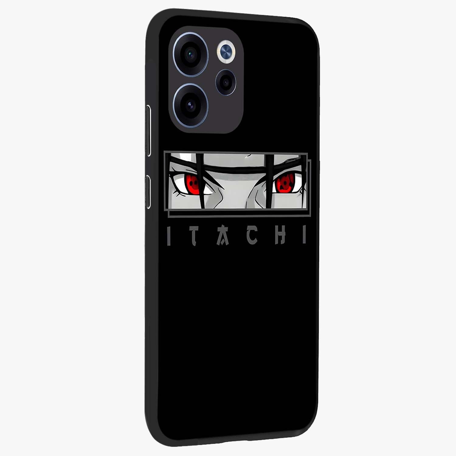Scarlet Gaze Dominance Glass Case upright view showcasing powerful dramatic artwork with dominant artistic theme.