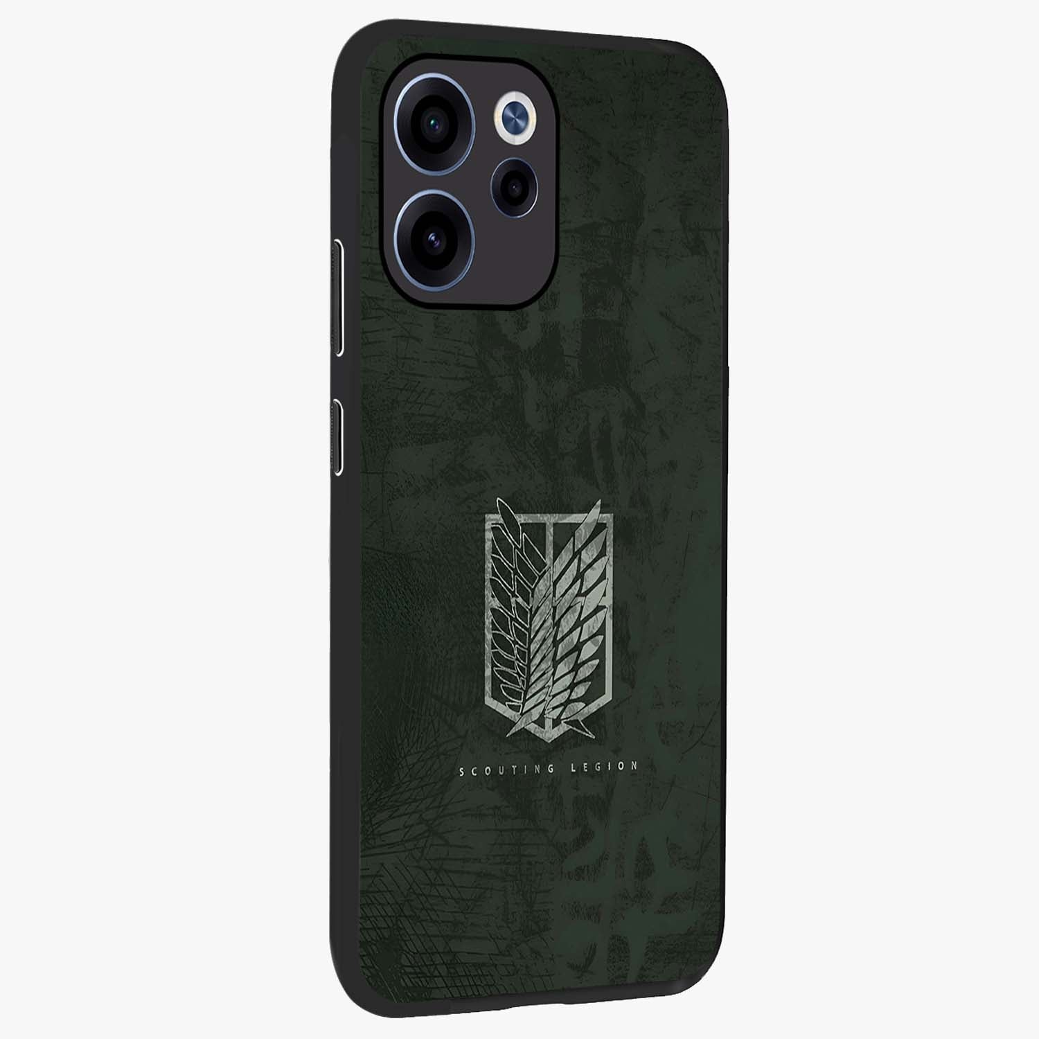 Wings Of Freedom Glass Case upright view showcasing powerful wings artwork with freedom themed design.