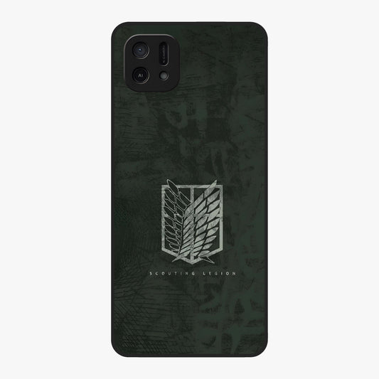 Wings Of Freedom Glass Case showing flat back view with symbolic wings artwork and glossy glass finish.