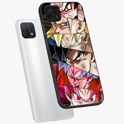 Anime Character Glass Case displayed in angled mockup highlighting colorful anime character illustration.