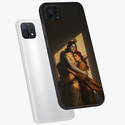Divine Eternal Love Glass Case displayed in angled mockup highlighting elegant divine inspired design with peaceful aesthetic.