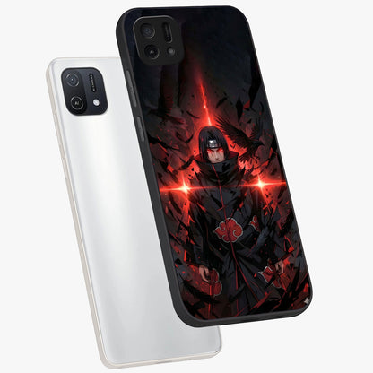 Focused Blade Discipline Glass Case displayed in angled mockup highlighting clean minimal text artwork with modern aesthetic style.