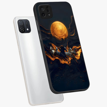 Golden Royal Heritage Glass Case displayed in angled mockup highlighting luxurious heritage design with golden aesthetic style.