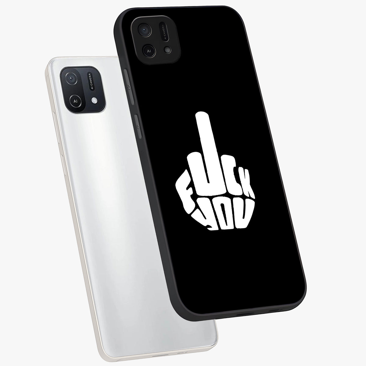 Rebel Mode On Glass Case displayed in angled mockup highlighting edgy text design with modern street aesthetic.