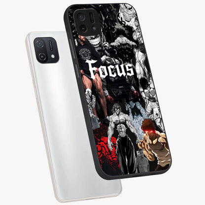 Relentless Power Focus Glass Case displayed in angled mockup highlighting bold statement design with modern aesthetic style.