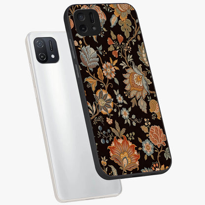 Vintage Floral Dream Glass Case displayed in angled mockup highlighting elegant vintage flower design with soft aesthetic style.