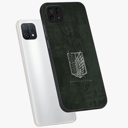 Wings Of Freedom Glass Case displayed in angled mockup highlighting graceful wing design with inspirational aesthetic.