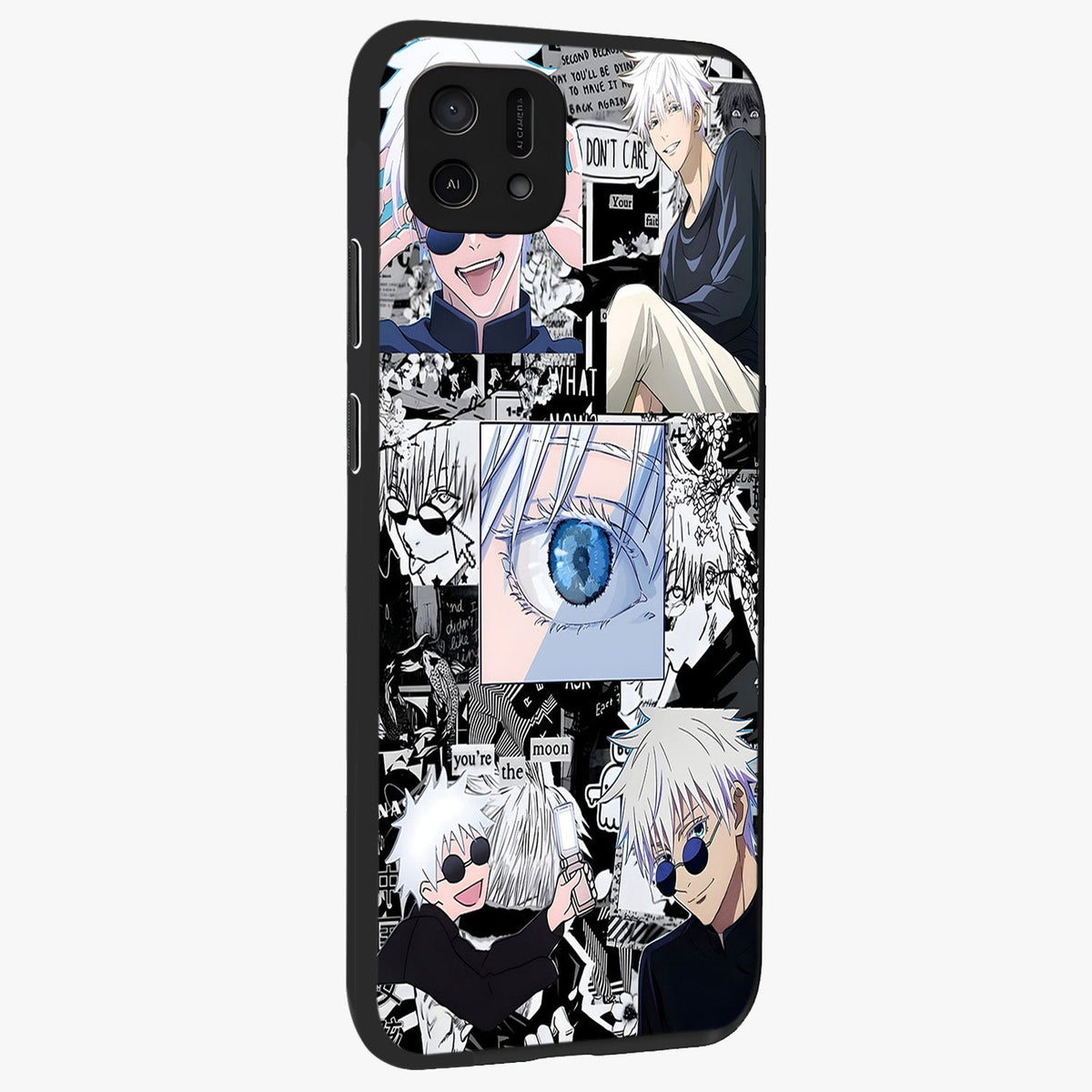 Infinity Sorcerer Chaos Glass Case upright view showcasing dramatic sorcerer artwork with chaotic mystical theme.