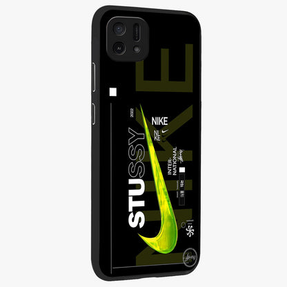 Neon Street Edition Glass Case upright view showcasing colorful neon artwork with modern street culture theme.
