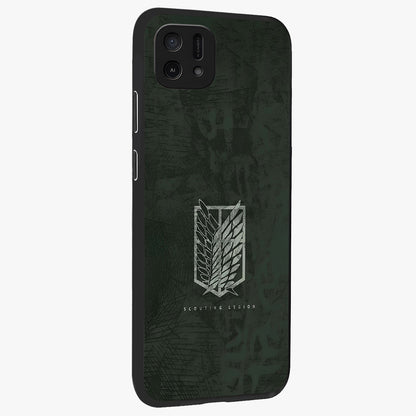 Wings Of Freedom Glass Case upright view showcasing powerful wings artwork with freedom themed design.