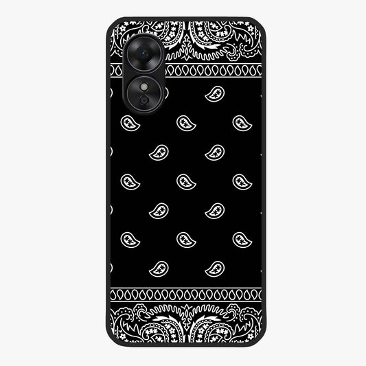 Retro Rebel Threads Glass Case showing flat back view with vintage street style artwork and glossy glass finish.
