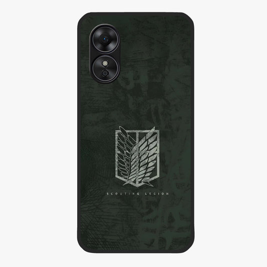 Wings Of Freedom Glass Case showing flat back view with symbolic wings artwork and glossy glass finish.