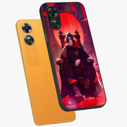 Blood Moon Sovereign Glass Case displayed in angled mockup highlighting dark celestial moon design and dramatic theme.