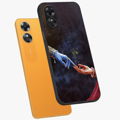 Divine Touch Eternal Glass Case displayed in angled mockup highlighting elegant divine inspired design with calm aesthetic style.