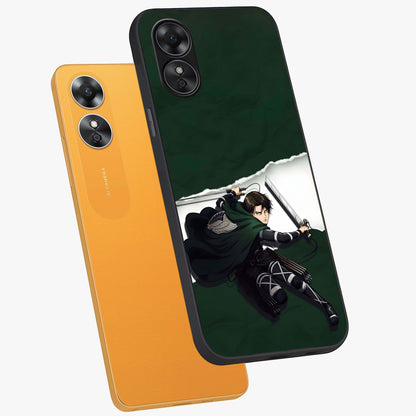 Emerald War Vanguard Glass Case displayed in angled mockup highlighting intense battle inspired design with emerald tone aesthetic.