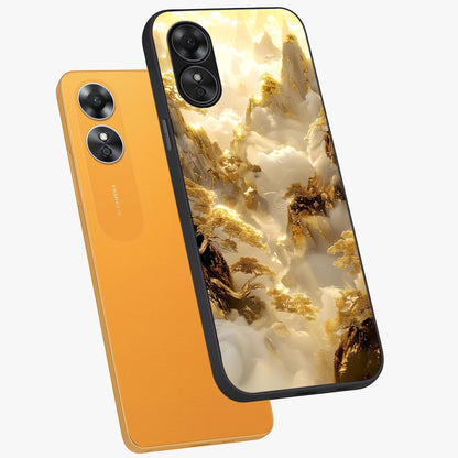 Gates Of Illumination Glass Case displayed in angled mockup highlighting radiant portal inspired design with fantasy aesthetic.