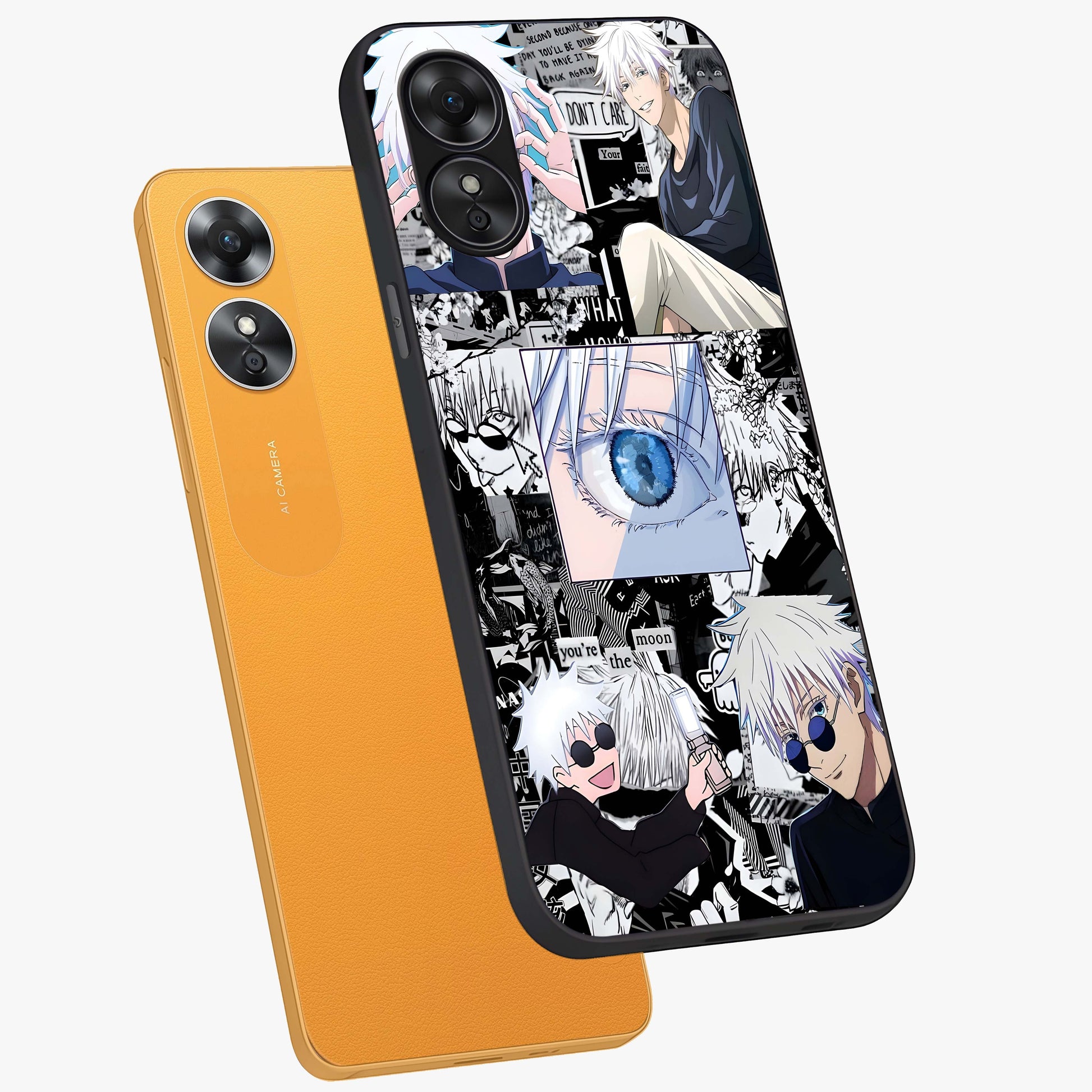 Infinity Sorcerer Chaos Glass Case displayed in angled mockup highlighting powerful magical design with fantasy aesthetic style.