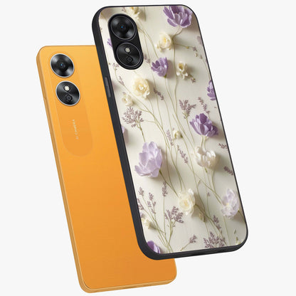 Lilac Breeze Harmony Glass Case displayed in angled mockup highlighting calm lilac breeze design with soothing aesthetic style.