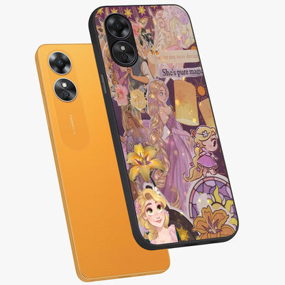 Magical Tangled Dream Glass Case displayed in angled mockup highlighting whimsical fantasy design with magical aesthetic.