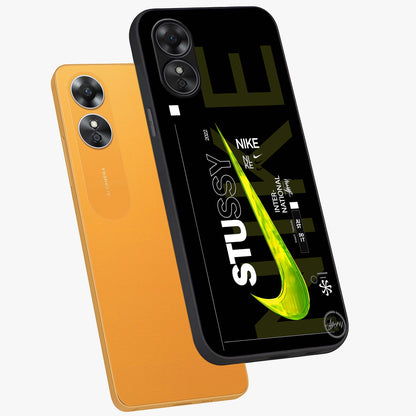 Neon Street Edition Glass Case displayed in angled mockup highlighting vibrant urban design with bold street aesthetic.
