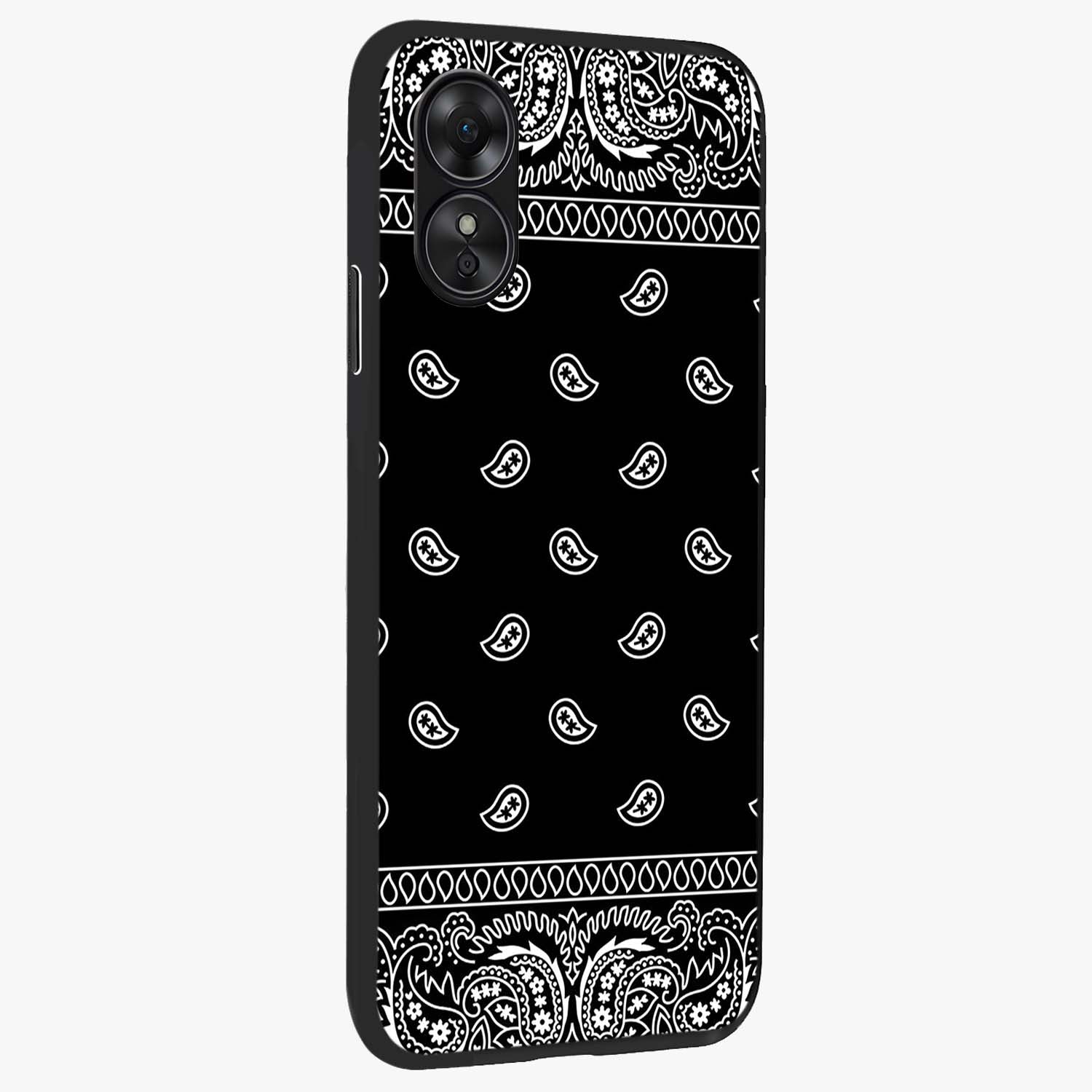 Retro Rebel Threads Glass Case upright view showcasing stylish vintage artwork with bold retro theme.