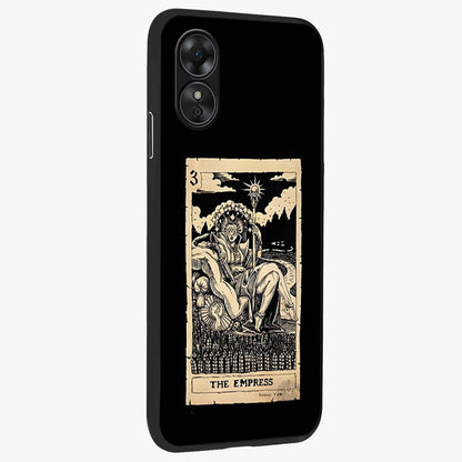 The Empress Glass Case upright view showcasing powerful empress themed artwork with luxurious artistic theme.