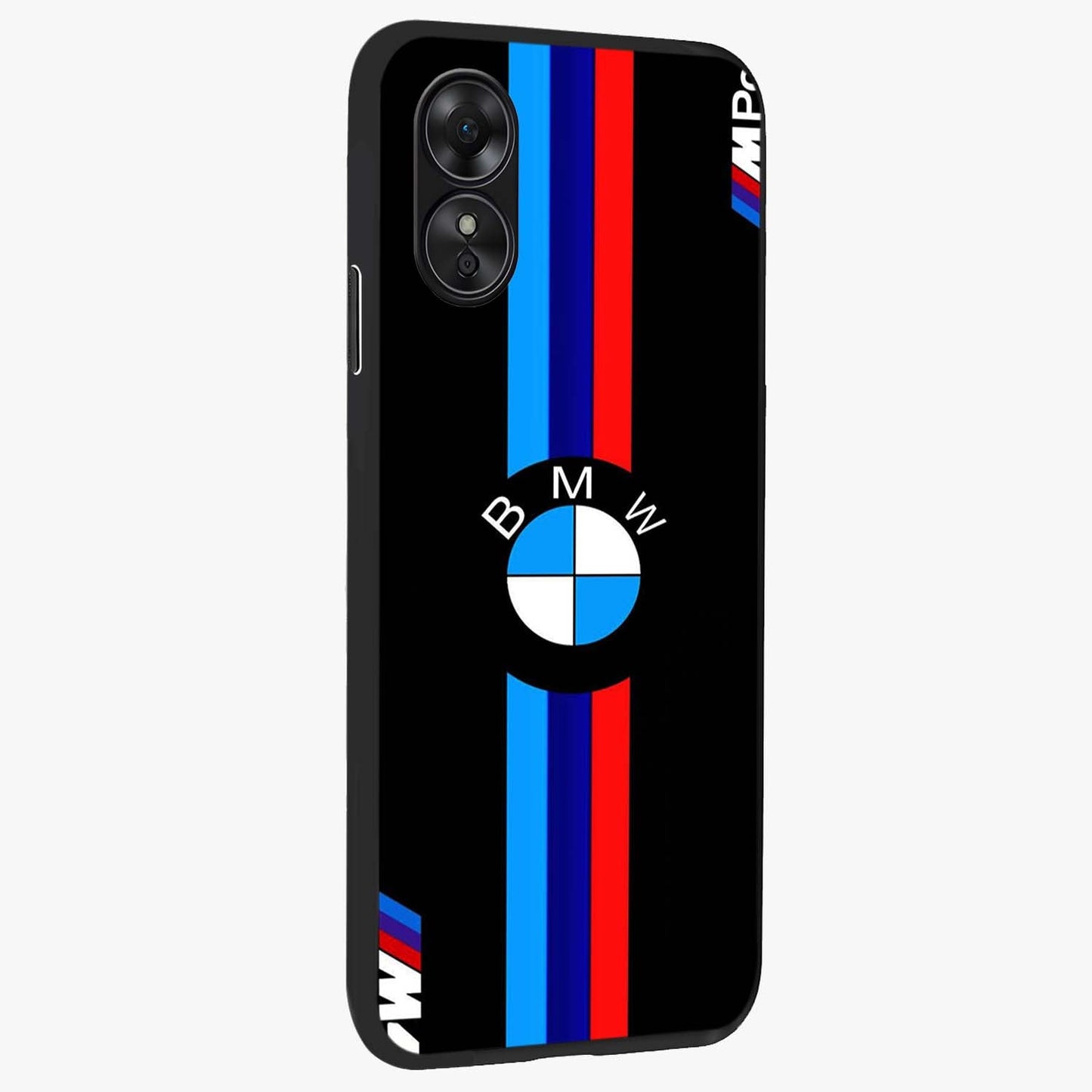 Turbo BMW Beast Glass Case upright view showcasing powerful car artwork with modern motorsport theme.