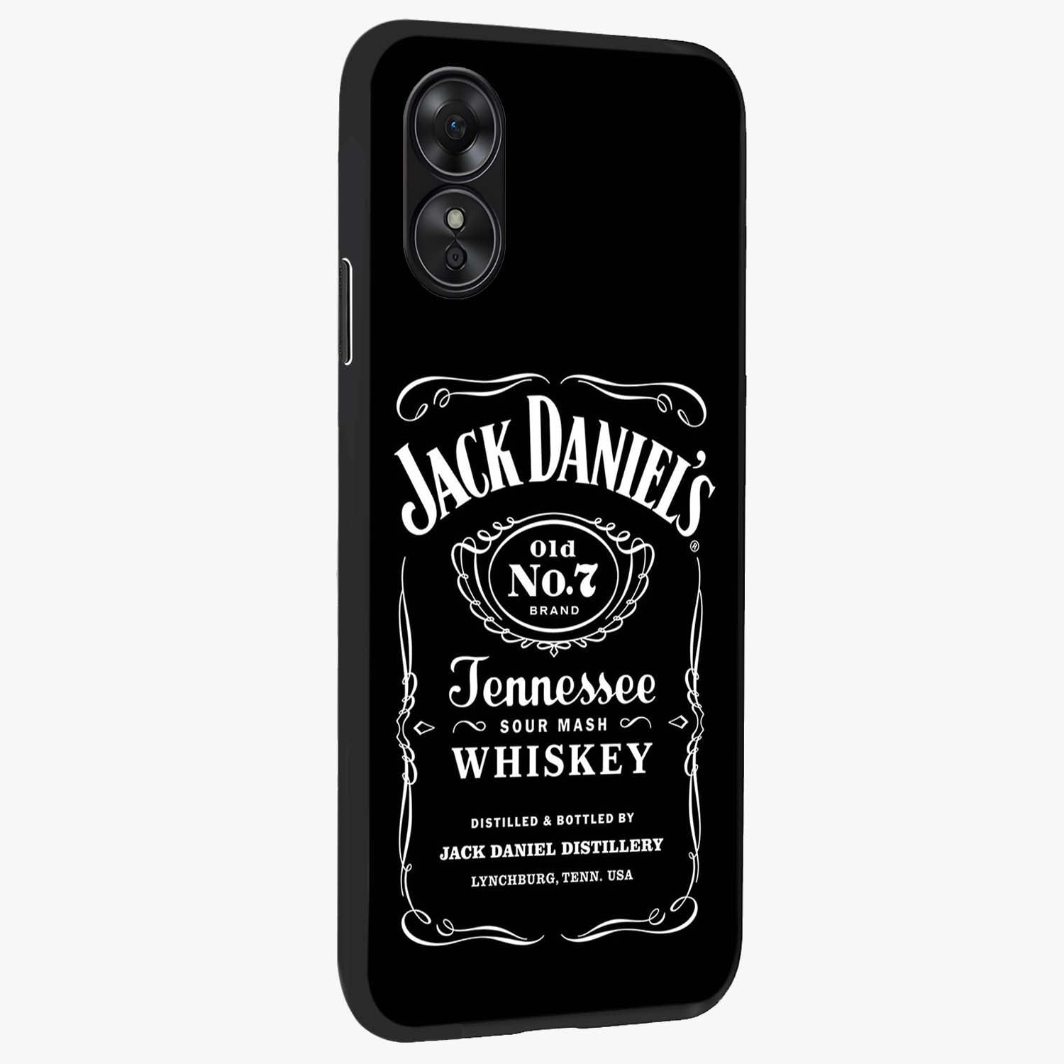 Vintage Whiskey Heritage Glass Case upright view showcasing stylish vintage whiskey artwork with timeless bar culture theme.