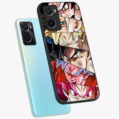 Anime Character Glass Case displayed in angled mockup highlighting colorful anime character illustration.