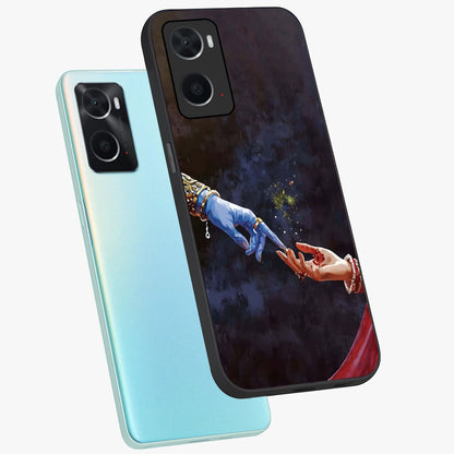Divine Touch Eternal Glass Case displayed in angled mockup highlighting elegant divine inspired design with calm aesthetic style.