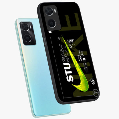 Neon Street Edition Glass Case displayed in angled mockup highlighting vibrant urban design with bold street aesthetic.