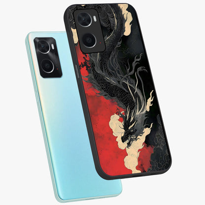 Shadow Dragon Fury Glass Case displayed in angled mockup highlighting powerful dragon illustration with dark fantasy aesthetic.