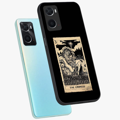 The Empress Glass Case displayed in angled mockup highlighting elegant royal design with majestic aesthetic style.