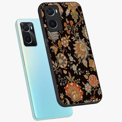 Vintage Floral Dream Glass Case displayed in angled mockup highlighting elegant vintage flower design with soft aesthetic style.