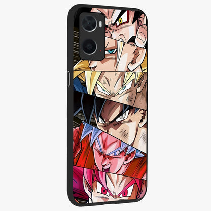 Anime Character Glass Case upright view showcasing expressive anime artwork with bold graphic style.