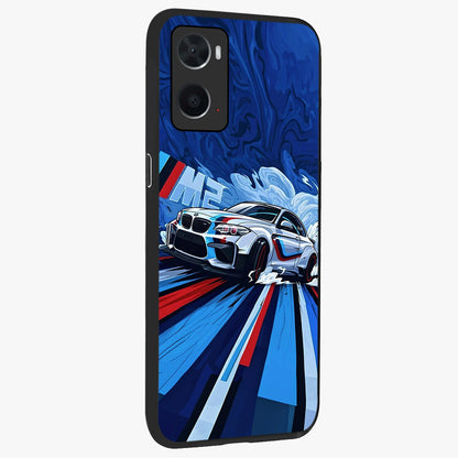 Drift Power Rush Glass Case upright view showcasing high speed racing artwork with bold automotive theme.