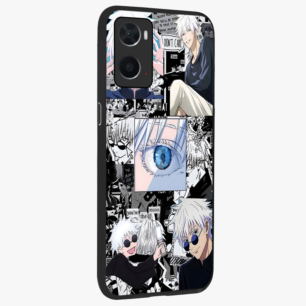 Infinity Sorcerer Chaos Glass Case upright view showcasing dramatic sorcerer artwork with chaotic mystical theme.