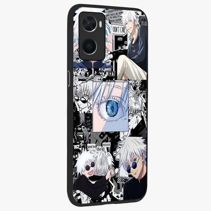 Infinity Sorcerer Chaos Glass Case upright view showcasing dramatic sorcerer artwork with chaotic mystical theme.