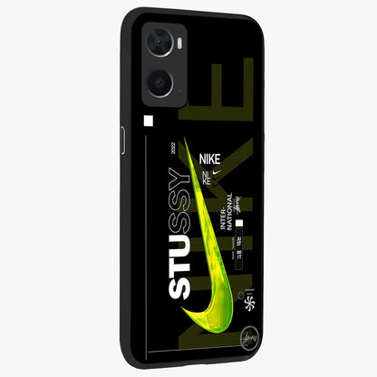 Neon Street Edition Glass Case upright view showcasing colorful neon artwork with modern street culture theme.