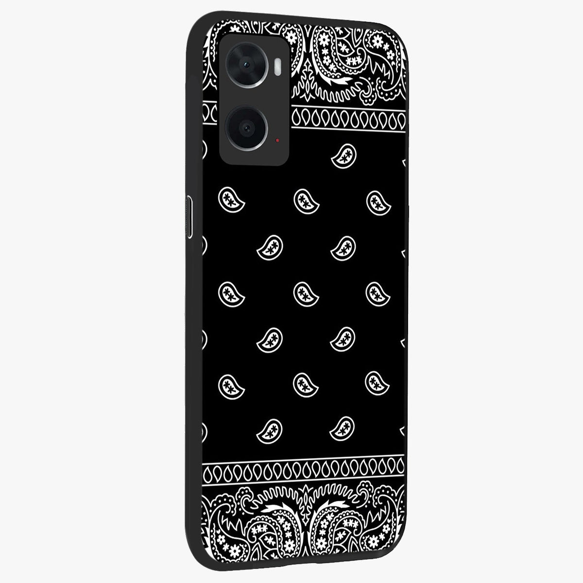 Retro Rebel Threads Glass Case upright view showcasing stylish vintage artwork with bold retro theme.