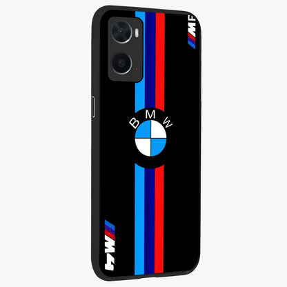 Turbo BMW Beast Glass Case upright view showcasing powerful car artwork with modern motorsport theme.