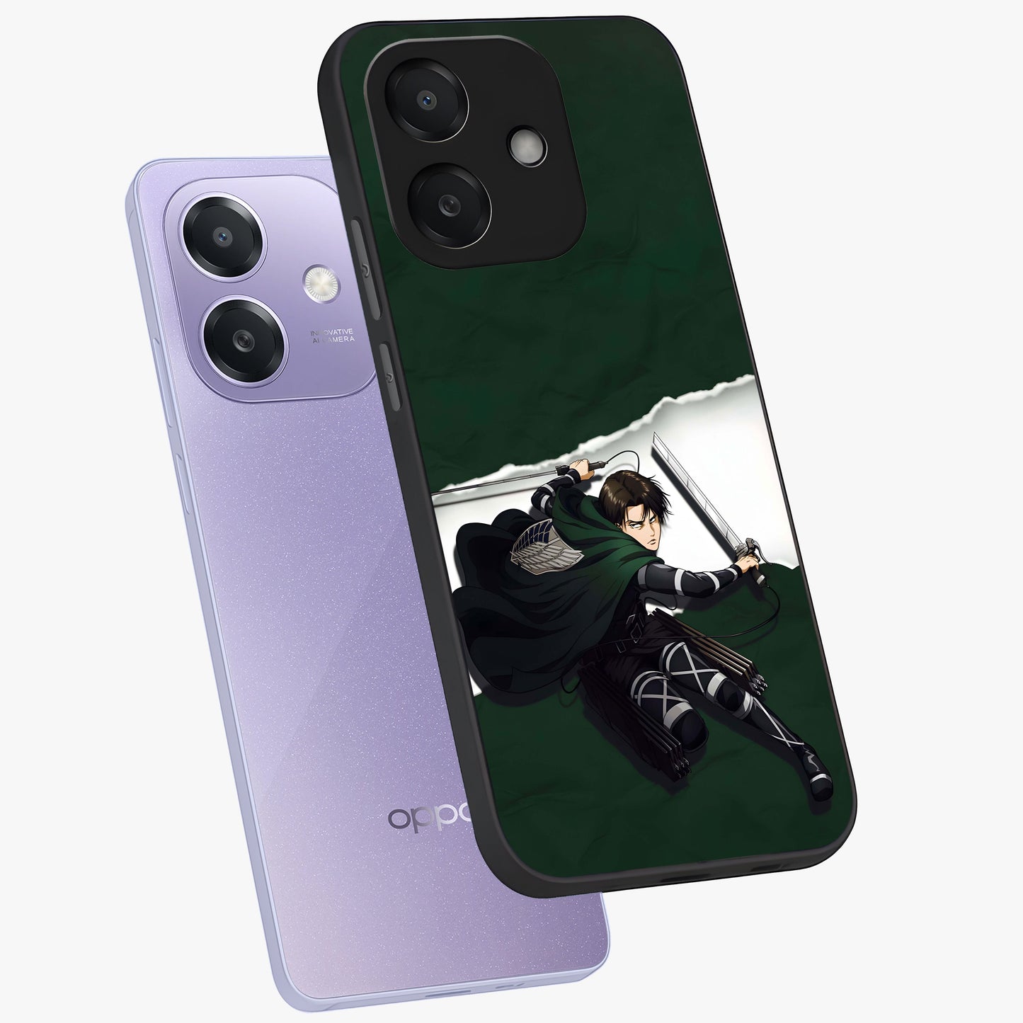 Emerald War Vanguard Glass Case displayed in angled mockup highlighting intense battle inspired design with emerald tone aesthetic.