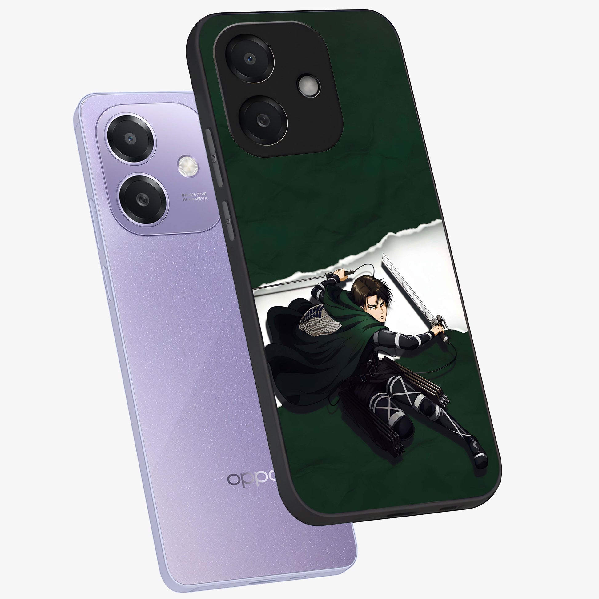 Emerald War Vanguard Glass Case displayed in angled mockup highlighting intense battle inspired design with emerald tone aesthetic.