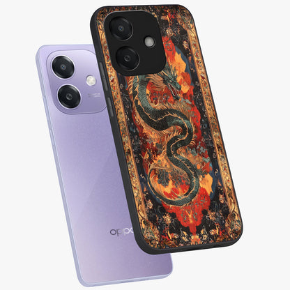 Inferno Dragon Soul Glass Case displayed in angled mockup highlighting powerful dragon illustration with inferno aesthetic.