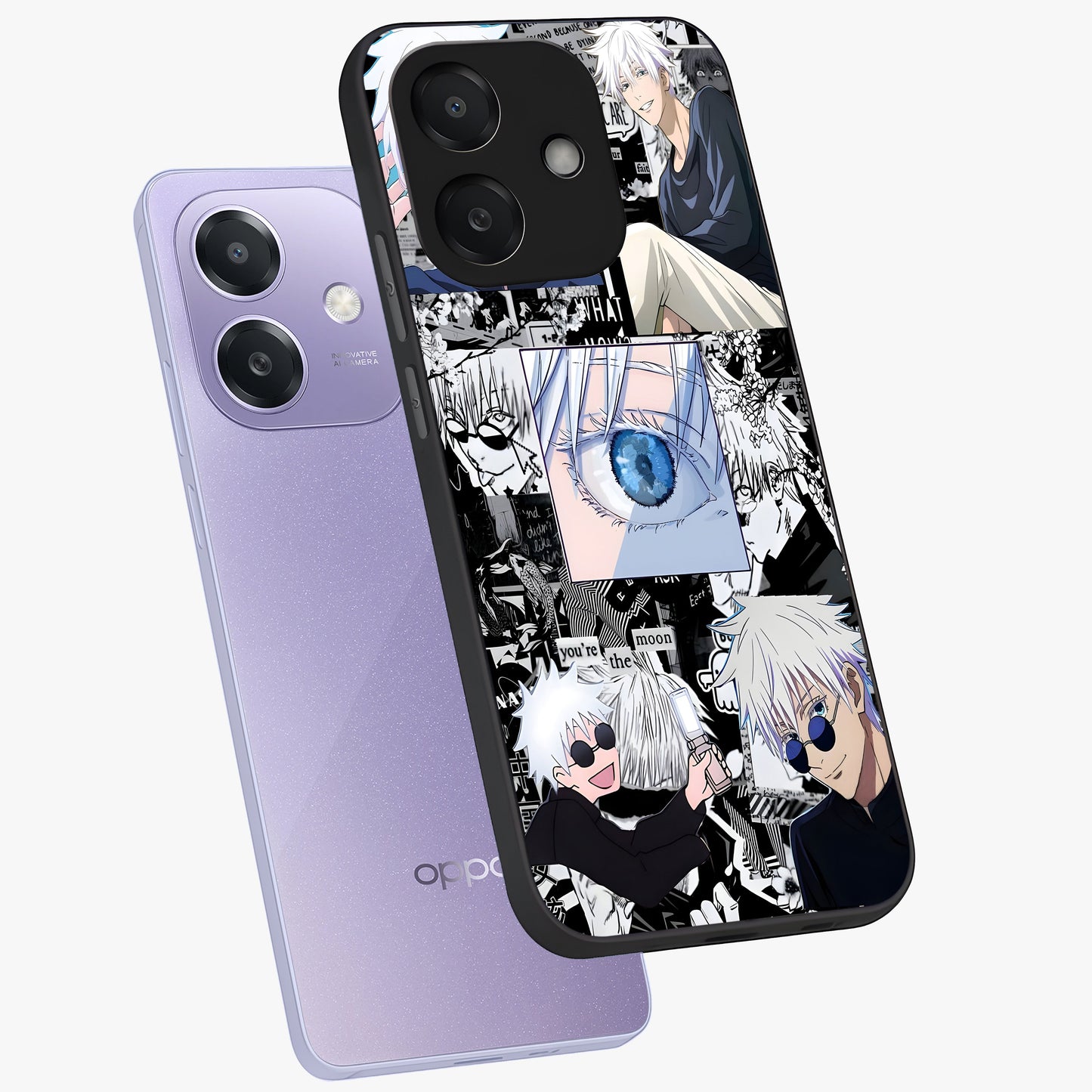 Infinity Sorcerer Chaos Glass Case displayed in angled mockup highlighting powerful magical design with fantasy aesthetic style.