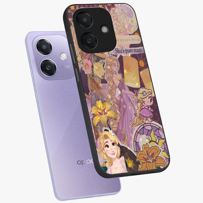 Magical Tangled Dream Glass Case displayed in angled mockup highlighting whimsical fantasy design with magical aesthetic.