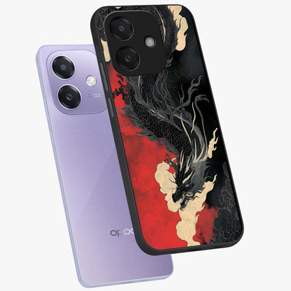 Shadow Dragon Fury Glass Case displayed in angled mockup highlighting powerful dragon illustration with dark fantasy aesthetic.